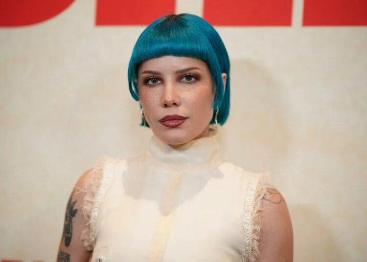 Halsey arrives at a special screening of “Americana” on Sunday, Aug. 3, 2025, at Desert 5 Spot in Los Angeles. (Photo by Jordan Strauss/Invision/AP)