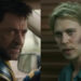 Wolverine (Hugh Jackman) speaks to Deadpool in Deadpool & Wolverine, while Hank Thompson (Austin Butler) looks ahead in Caught Stealing.