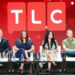 Matt Sharp, Molly Hopkins, Paola Mayfield, Russ Mayfield of the television show "90 Day Fiance" franchise for the TLC Network speak during the Summer 2018 Television Critics Association Press Tour at the Beverly Hilton Hotel on July 26, 2018.
