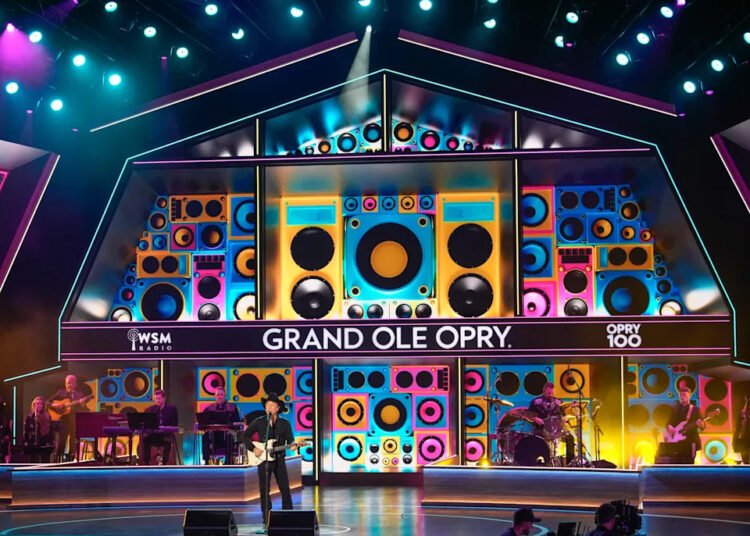 Clint Black performs at NBC's Opry 100: A Live Celebration event at the Grand Ole Opry in Nashville, Tenn., Wednesday, March 19, 2025.