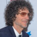 Howard Stern in a suit and tie with tinted glasses, smiling slightly at a red carpet event.