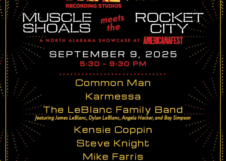 Huntsville Music Office brings North Alabama sound to AMERICANAFEST with two high-powered events