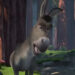 Donkey from Shrek turns his head sideways and looks like he's about to talk.