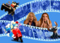 Clockwise from top left: Characters from