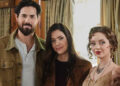 Julie Gonzalo, Chris McNally and Madeleine Arthur in 3 Bed, 2 Bath, 1 Ghost.