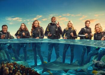 ade adepitan, ross noble, helen george, sir lenny henry, lucy punch, dougie poynter and rachel riley