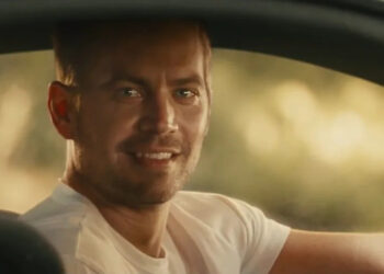 Paul Walker in Fast and Furious 7.