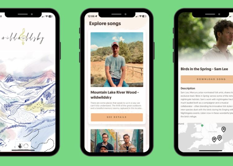 Indie artist wildwildsky’s new app is geocaching with songs