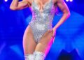Jennifer Lopez performs at Movistar Arena on July 13, 2025 in Madrid, Spain. (Photo by Mariano Regidor/Redferns)