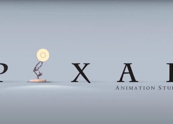 Pixar logo.