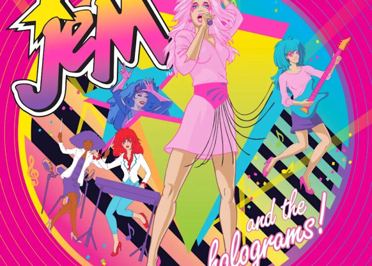 image of jem and the holograms album for series 40th anniversary