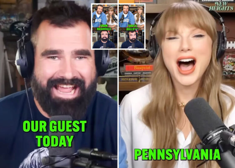 Jason Kelce mocks Taylor Swift for turning her back on Pennsylvania roots
