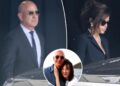 Jeff Bezos supported by Lauren Sanchez at his mom's funeral