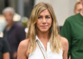 Jennifer Aniston on the set of "The Morning Show"