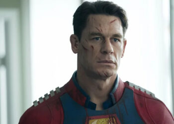 John Cena as Chris Smith AKA Peacemaker in Peacemaker season 1.