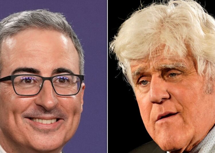 John Oliver Shares His Blunt Reaction To Jay Leno's Politics-In-Comedy Advice