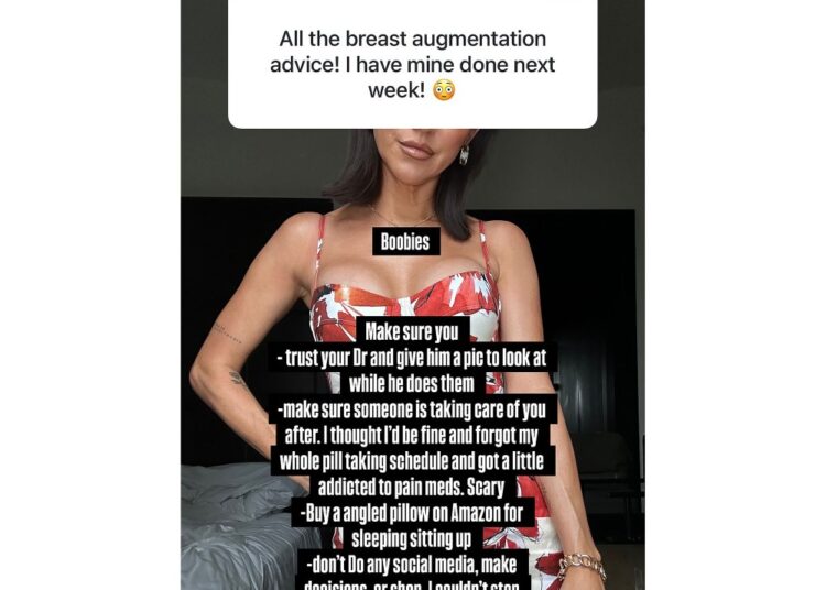 Kaitlyn Bristowe Opens Up About Her Boob Job and Shares Recovery Advice