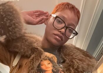 Keke Palmer Styles Graphic Tee With Fur Coat in New Instagram Pics