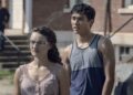 Kelley Mack as Addy and Joe Ando-Hirsh as Rodney in The Walking Dead.