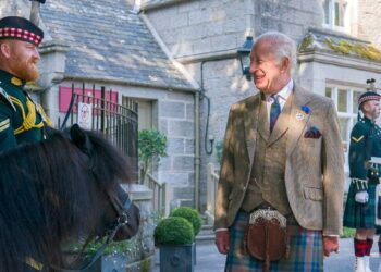 King Charles in Balmoral