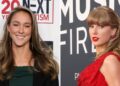 Kylie Kelce Reacts to Travis Kelce and Taylor Swift's Engagement