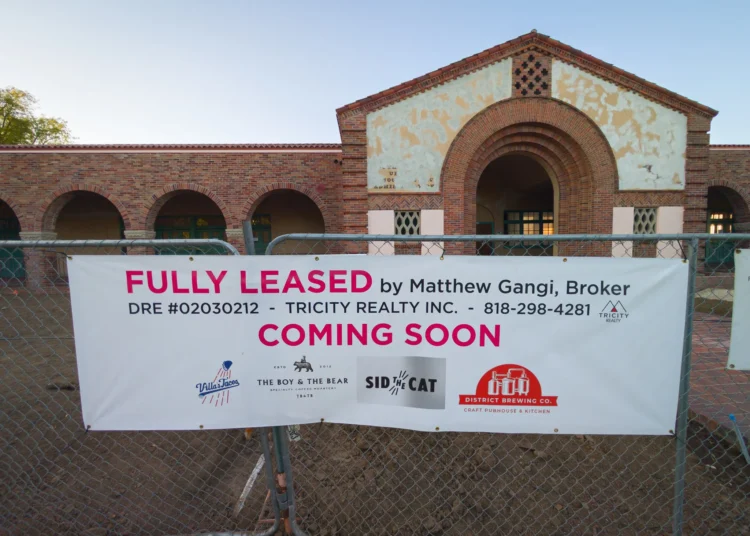 Sid the Cat Auditorium under construction in South Pasadena.