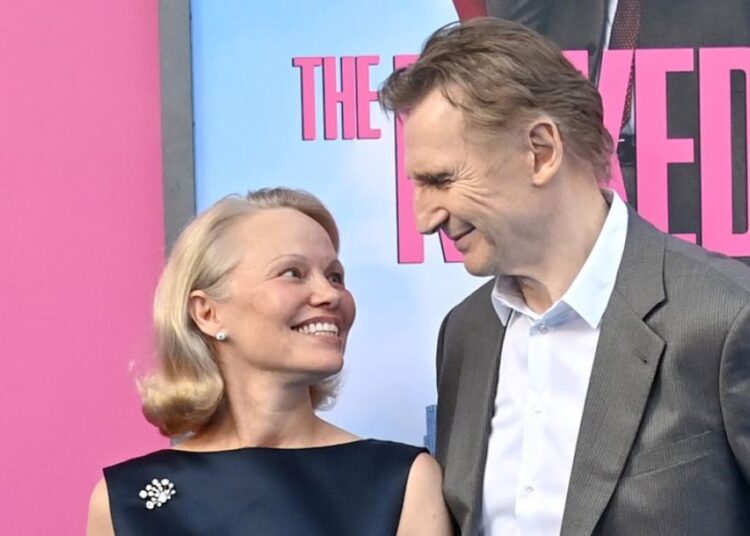 Liam Neeson and Pamela Anderson's Cutest Photos Together
