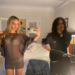 Lily Rose-Depp poses in sheer minidress with her girlfriend 070 Shake