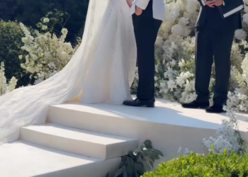 Logan Paul & Nina Agdal Marry in Lasvish Ceremony in Lake Como