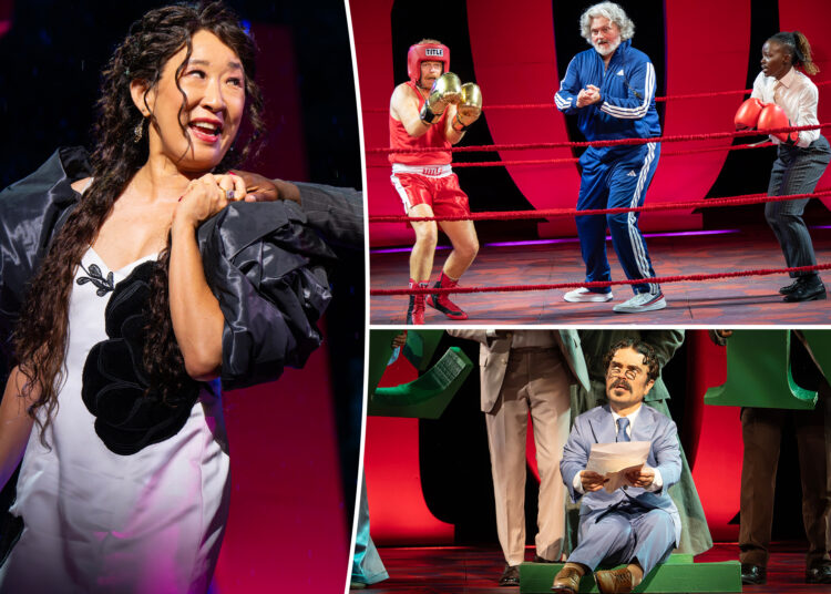 Lupita Nyong'o, Sandra Oh and Peter Dinklage yuk it up in Central Park