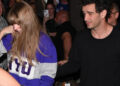 NEW YORK, NEW YORK - MAY 16: Taylor Swift and Matty Healy seen leaving 'The Electric Lady' studio in Manhattan on May 16, 2023 in New York City. Robert Kamau&sol;GC Images
