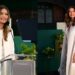 Maria Sharapova Wears Gabriela Hearst for Tennis Hall of Fame Event