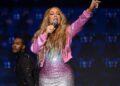 Mariah Carey almost has wardrobe malfunction at Brighton Pride - Celebrity News - Entertainment