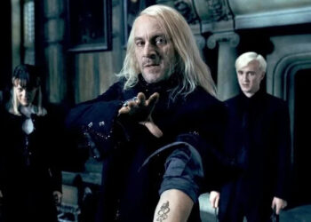 Warner Bros Jason Isaacs and Tom Felton in 'Harry Potter and the Deathly Hallows: Part I'