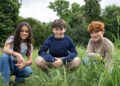 Arabella Stanton (Hermione Granger), Dominic McLaughlin (Harry Potter), and Alastair Stout (Ron Weasley).