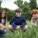 Arabella Stanton (Hermione Granger), Dominic McLaughlin (Harry Potter), and Alastair Stout (Ron Weasley).