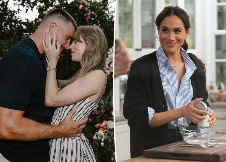 Meghan Markle reacts to Taylor Swift and Travis Kelce's engagement
