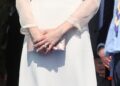 Meghan Markle was seen wearing nude coloured tights at King Charles' birthday shortly after marrying Harry in 2018
