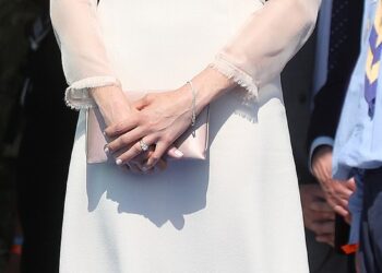 Meghan Markle was seen wearing nude coloured tights at King Charles' birthday shortly after marrying Harry in 2018