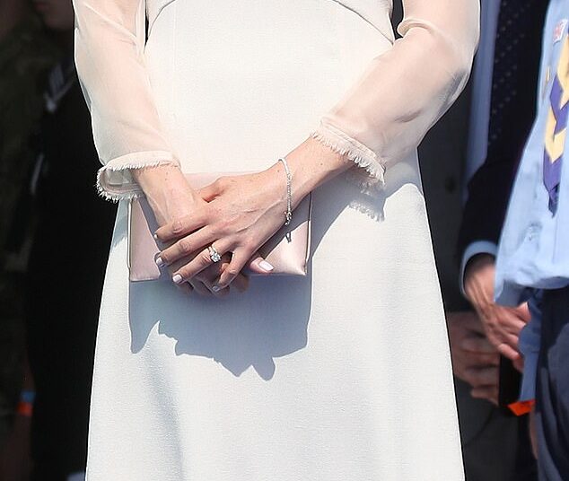 Meghan Markle was seen wearing nude coloured tights at King Charles' birthday shortly after marrying Harry in 2018