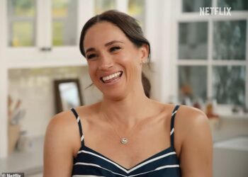 To promote her Netflix series, Meghan Markle appeared on The Circuit with Bloomberg's Emily Chang where she spoke about the 'inherent tension' between 'trying to be relatable' while also being a Duchess
