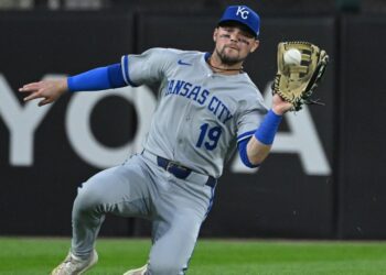 Michael Massey looks comfortable in the outfield