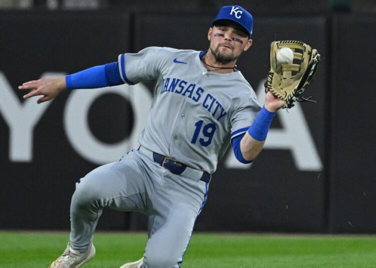 Michael Massey looks comfortable in the outfield