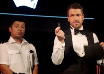 Shayne Ward as Jack Grayling in Channel 5's The Good Ship Murder