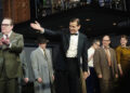George Clooney with the cast of