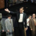 George Clooney with the cast of