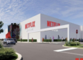 Netflix House, a new experiential entertainment venue, goes up with help from robots that paint and finish drywall