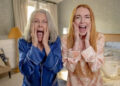 Disney Jamie Lee Curtis as Tess Coleman and Lindsay Lohan as Anna Coleman in Disney's FREAKIER FRIDAY