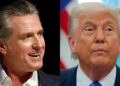 Gavin Newsom, Donald Trump