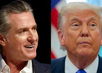 Gavin Newsom, Donald Trump
